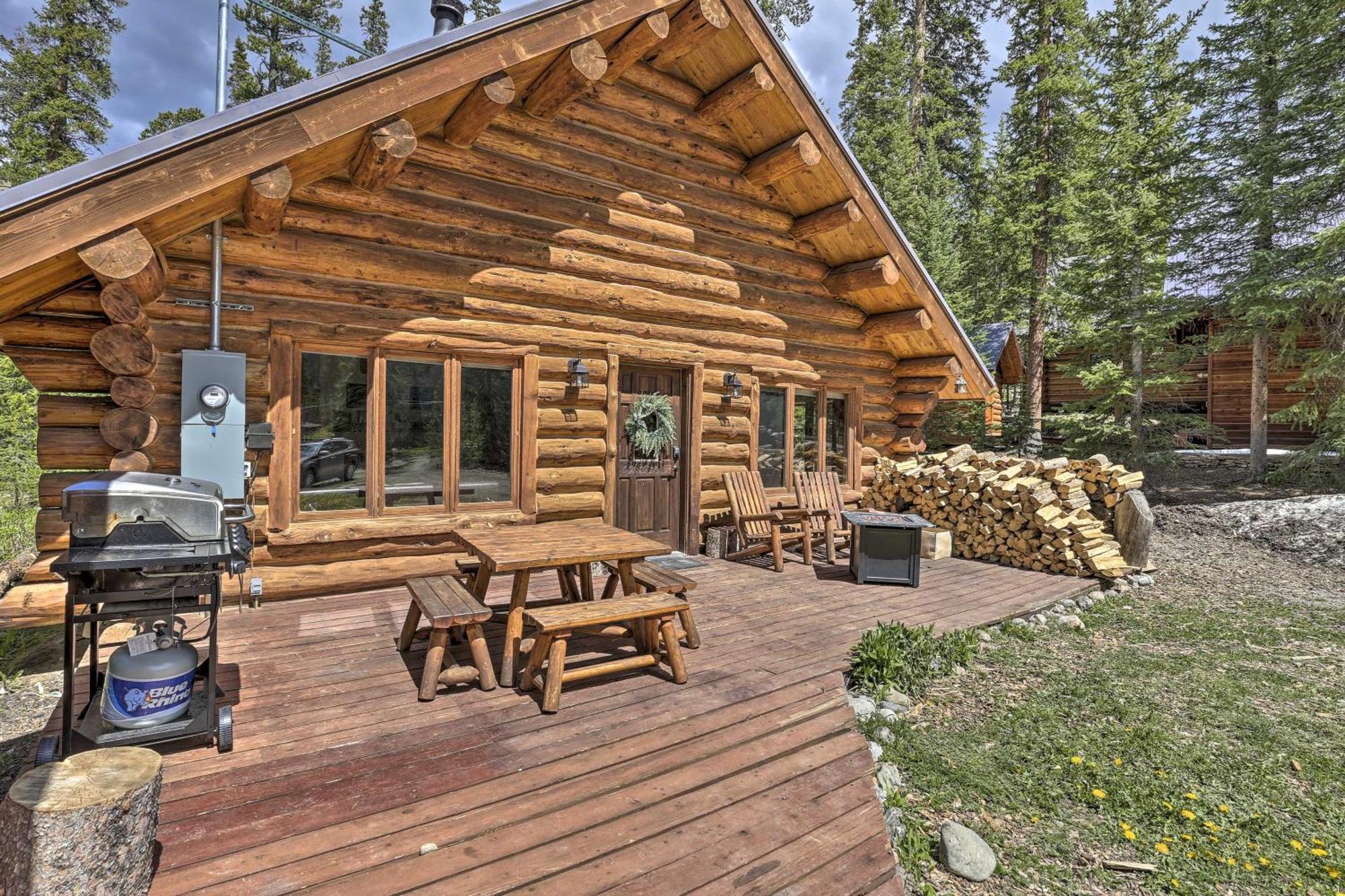 Cozy Breckenridge Cabin With Deck, 8 Mi To Gondola Eksteriør bilde