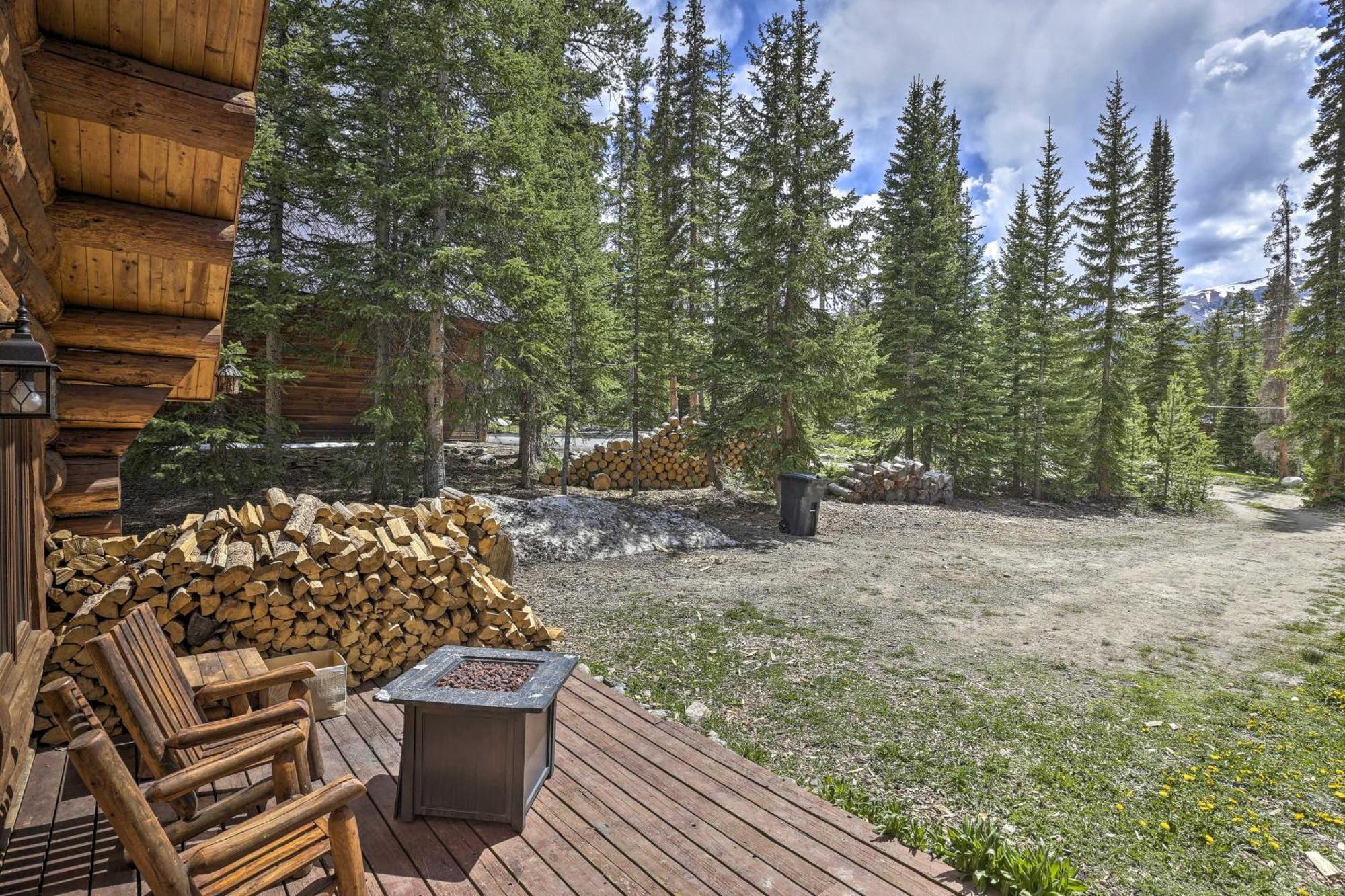 Cozy Breckenridge Cabin With Deck, 8 Mi To Gondola Eksteriør bilde